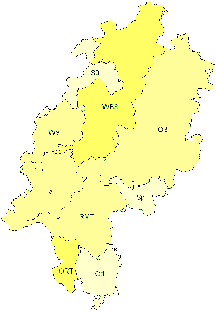 Verbreitung in Hessen