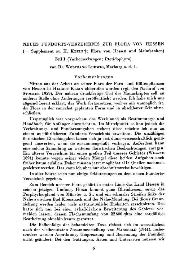 Ludwig: Flora Hessen