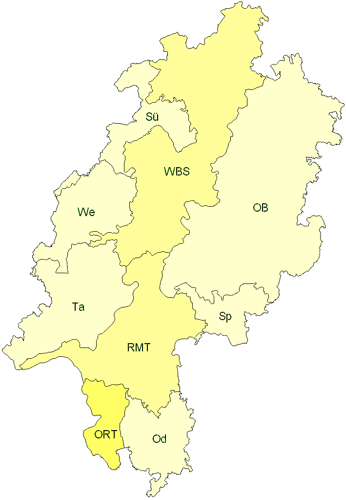 Verbreitung in Hessen