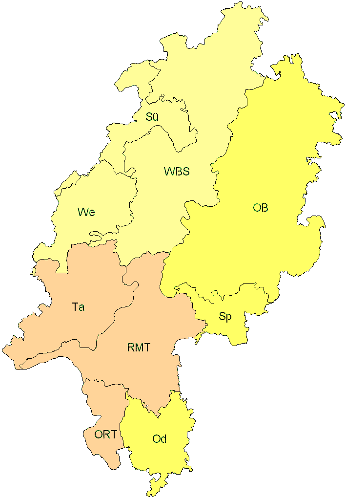 Verbreitung in Hessen Verbreitung in Hessen