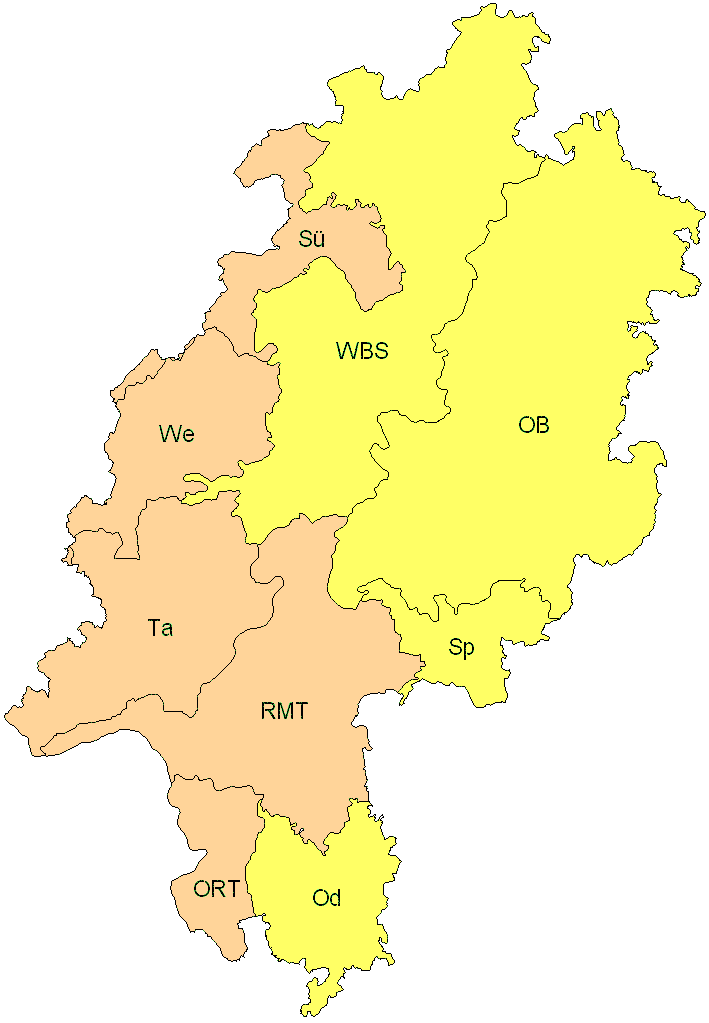 Verbreitung in Hessen Verbreitung in Hessen