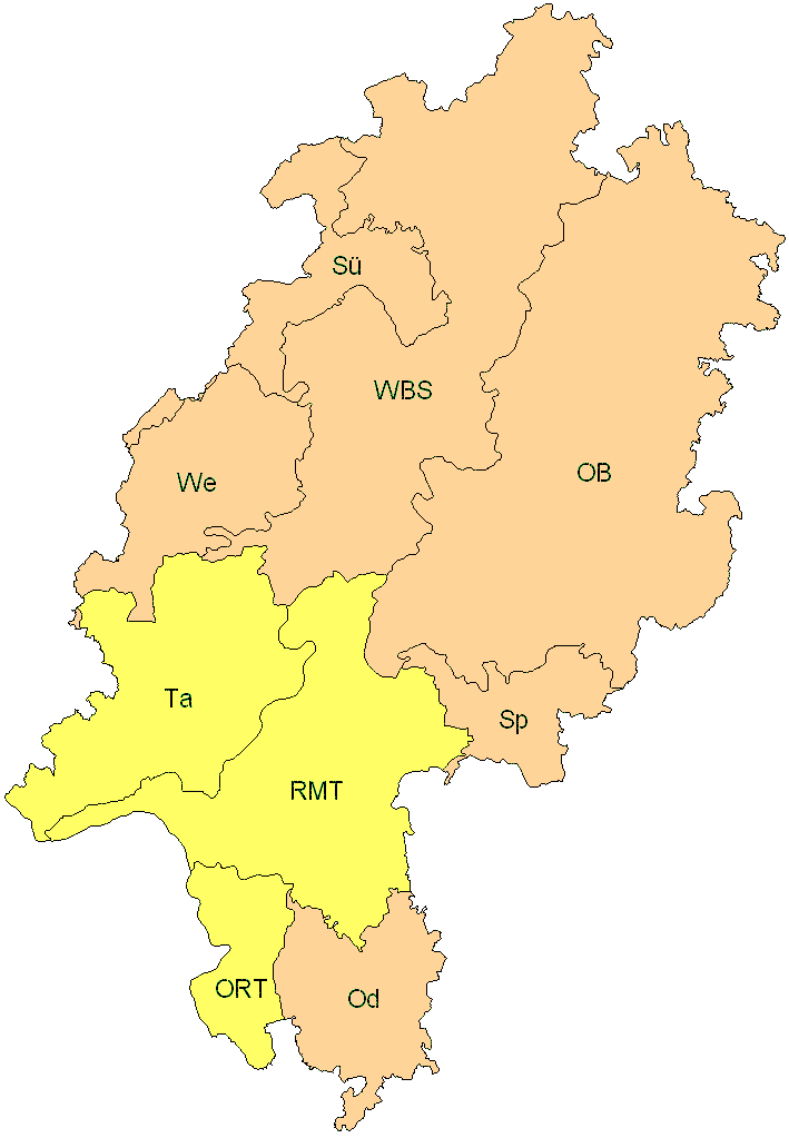 Verbreitung in Hessen Verbreitung in Hessen
