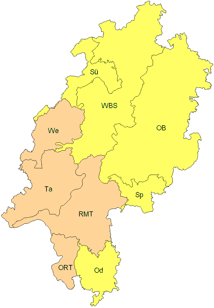 Verbreitung in Hessen Verbreitung in Hessen
