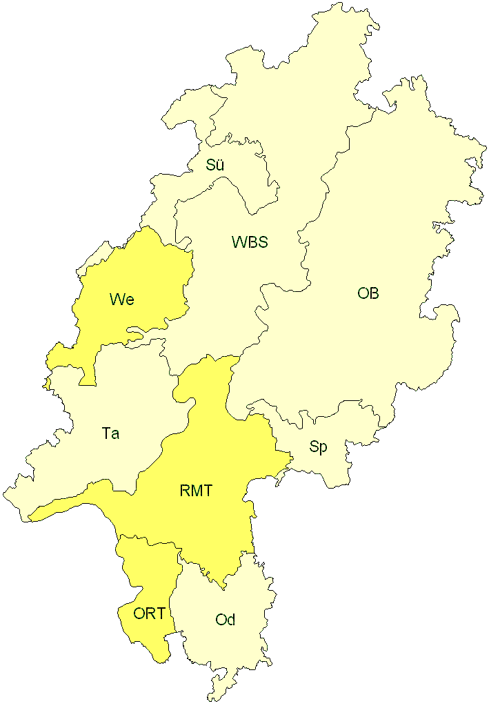 Verbreitung in Hessen