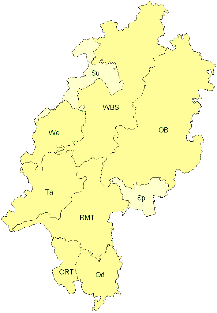 Verbreitung in Hessen Verbreitung in Hessen
