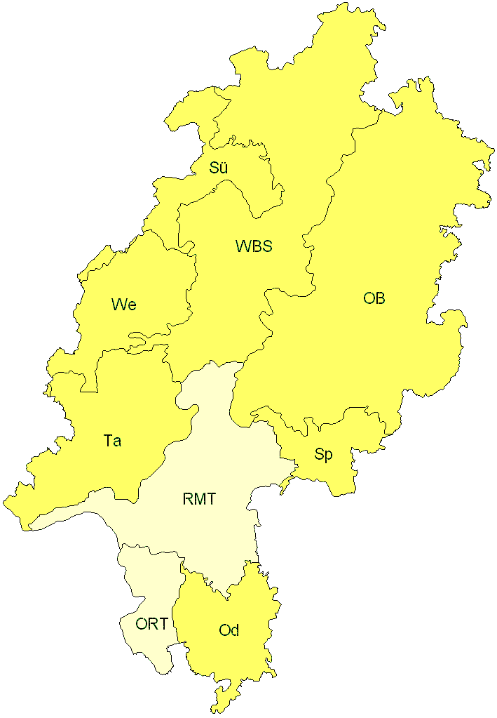 Verbreitung in Hessen Verbreitung in Hessen