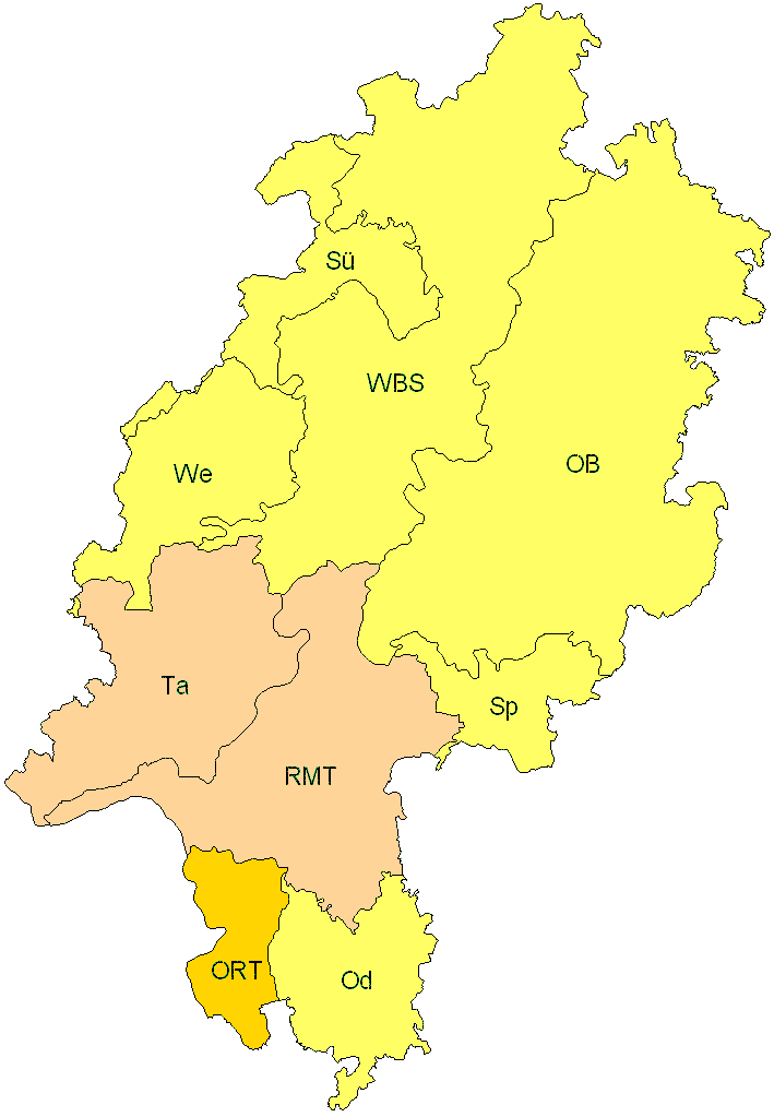 Verbreitung in Hessen Verbreitung in Hessen