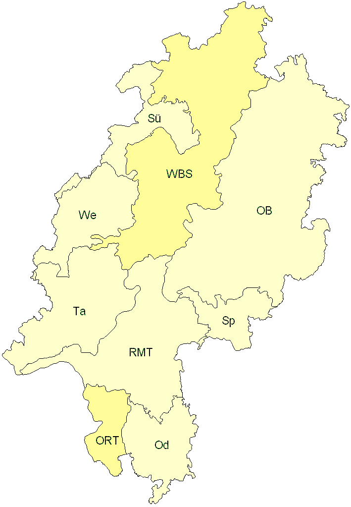 Verbreitung in Hessen