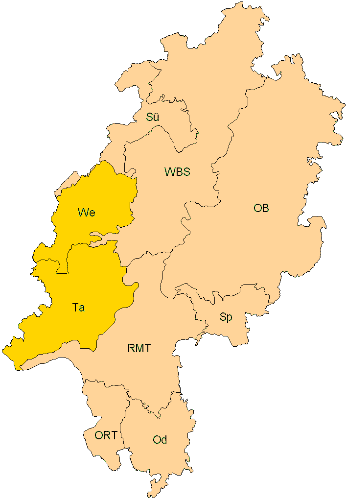 Verbreitung in Hessen Verbreitung in Hessen
