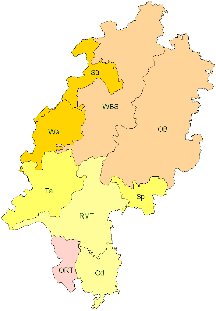 Verbreitung in Hessen Verbreitung in Hessen