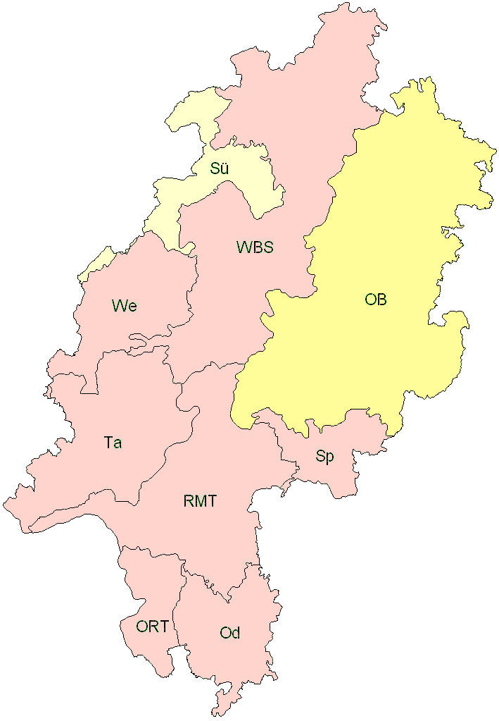 Verbreitung in Hessen Verbreitung in Hessen