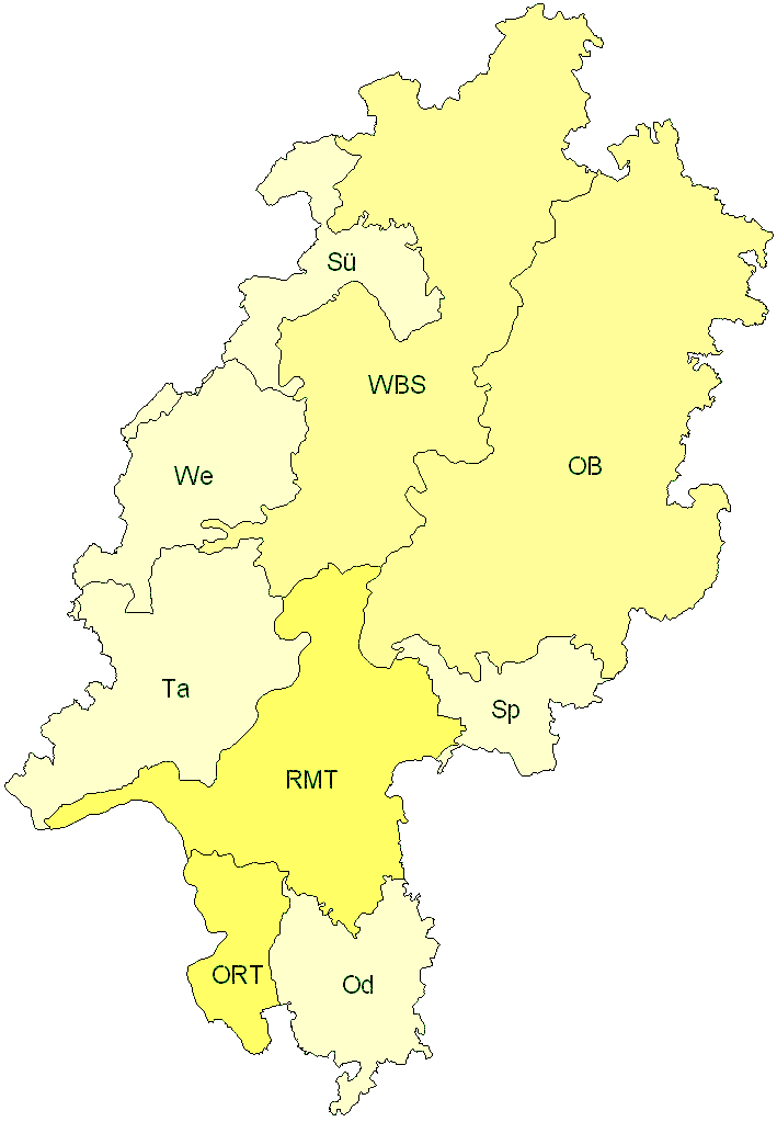 Verbreitung in Hessen