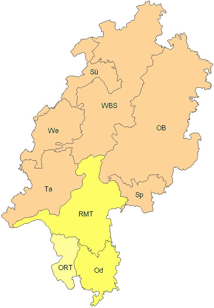 Verbreitung in Hessen Verbreitung in Hessen