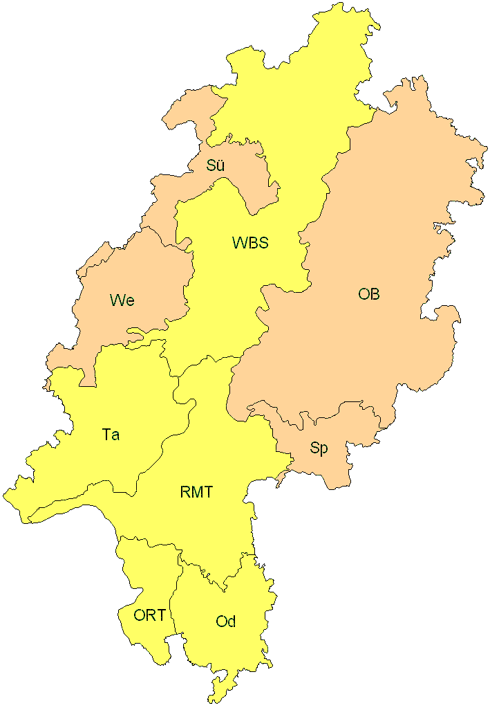 Verbreitung in Hessen Verbreitung in Hessen
