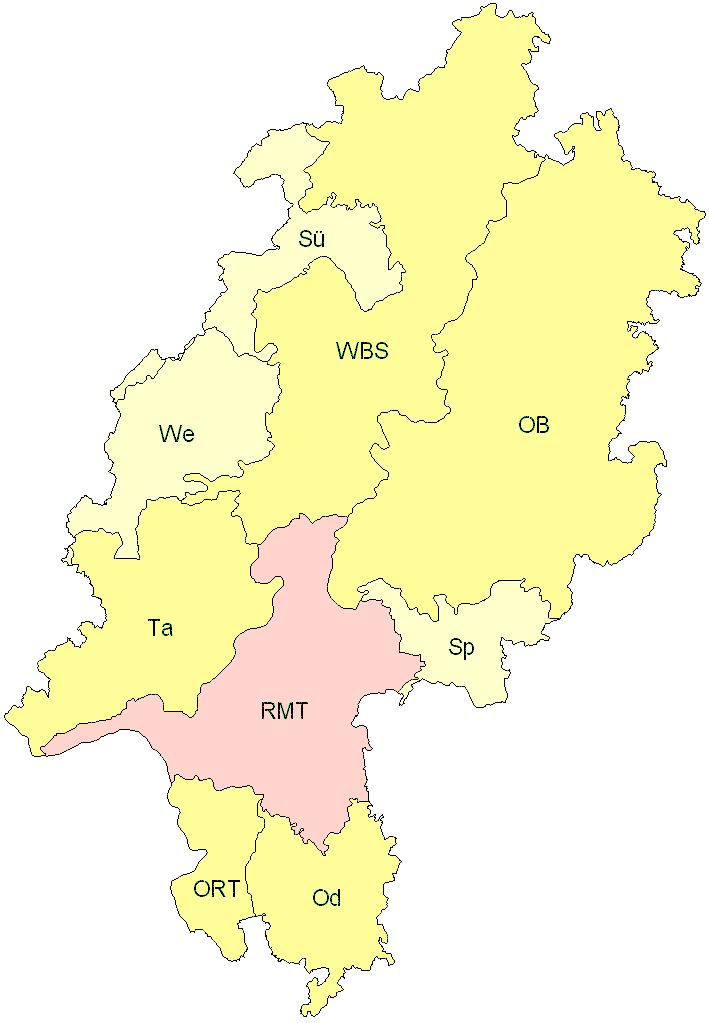 Verbreitung in Hessen Verbreitung in Hessen