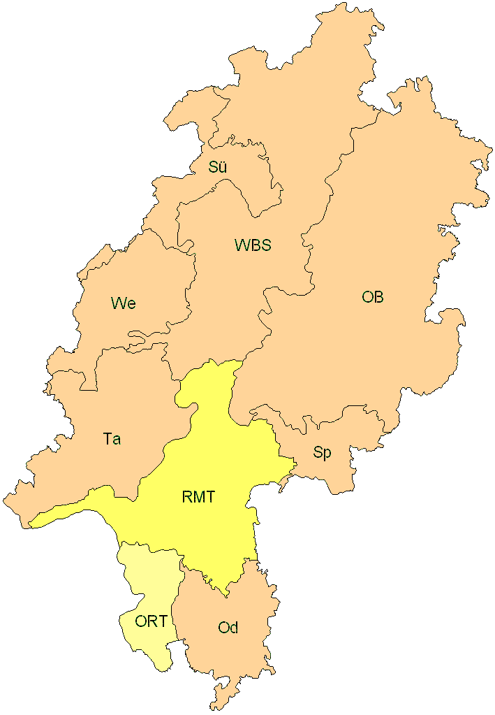 Verbreitung in Hessen Verbreitung in Hessen