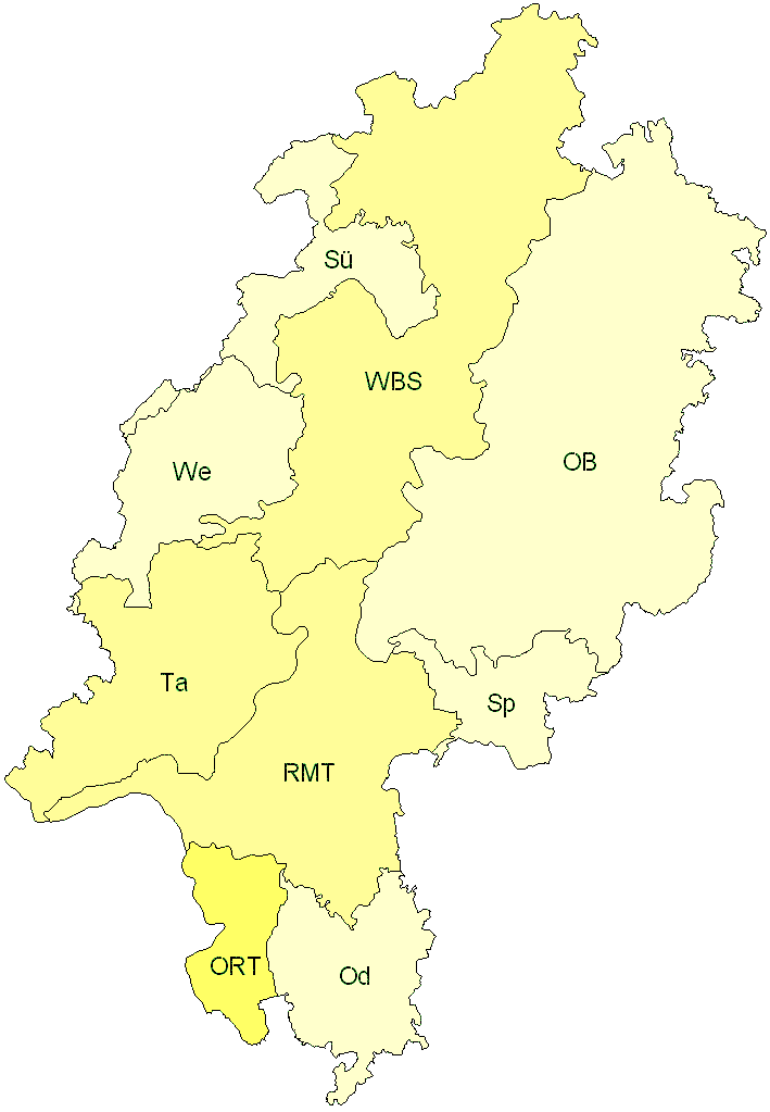 Verbreitung in Hessen