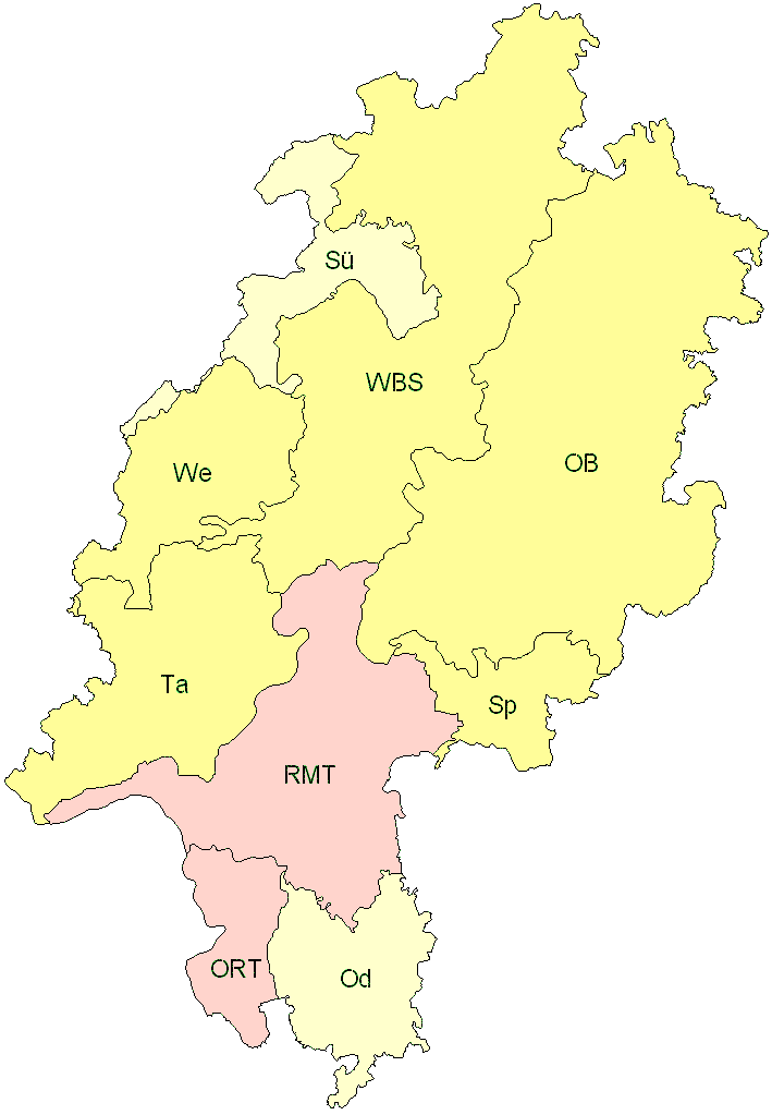 Verbreitung in Hessen Verbreitung in Hessen