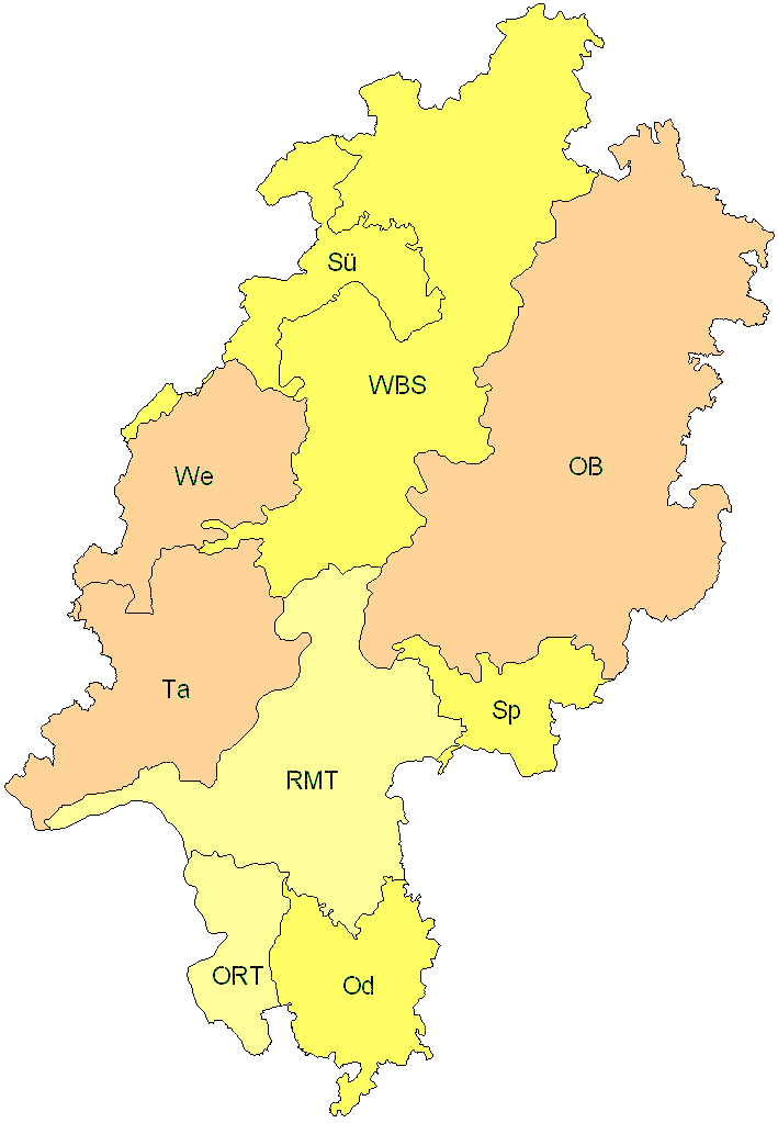 Verbreitung in Hessen Verbreitung in Hessen