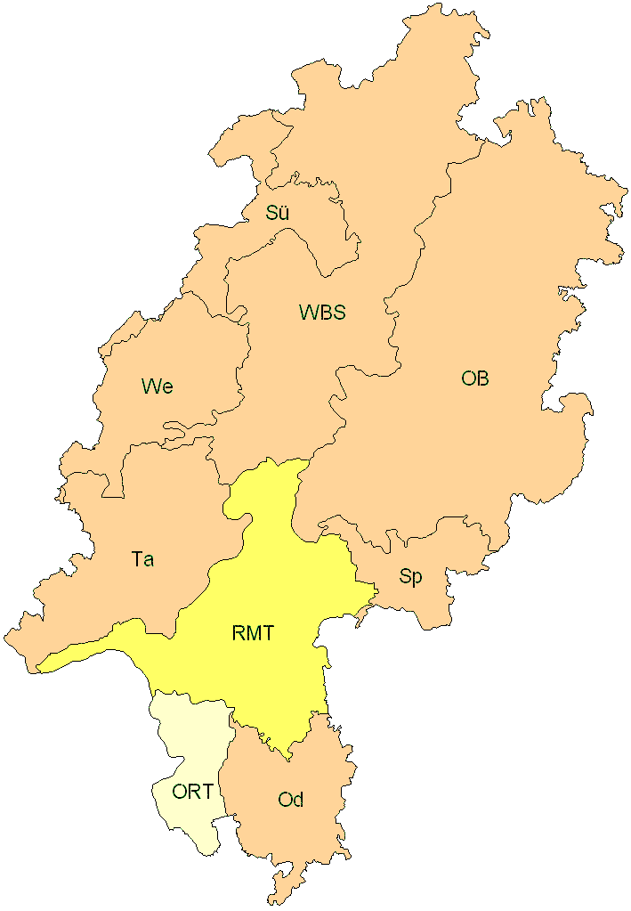 Verbreitung in Hessen Verbreitung in Hessen
