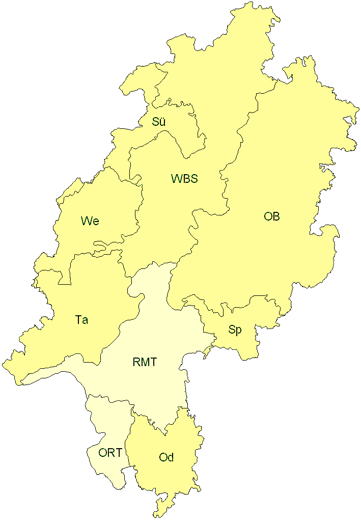Verbreitung in Hessen Verbreitung in Hessen