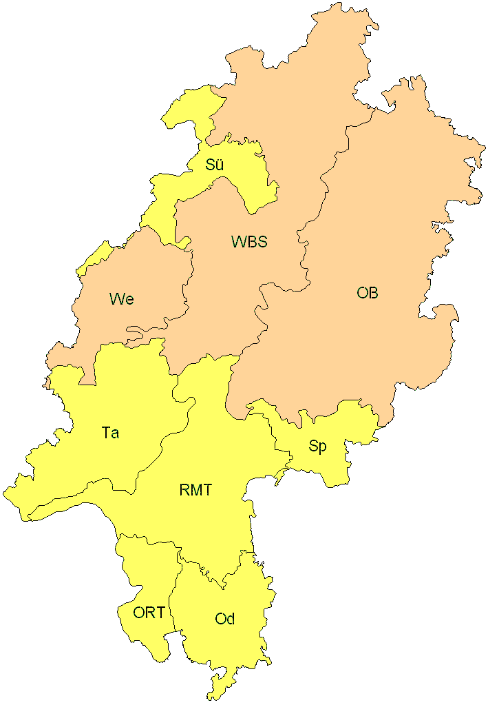 Verbreitung in Hessen Verbreitung in Hessen