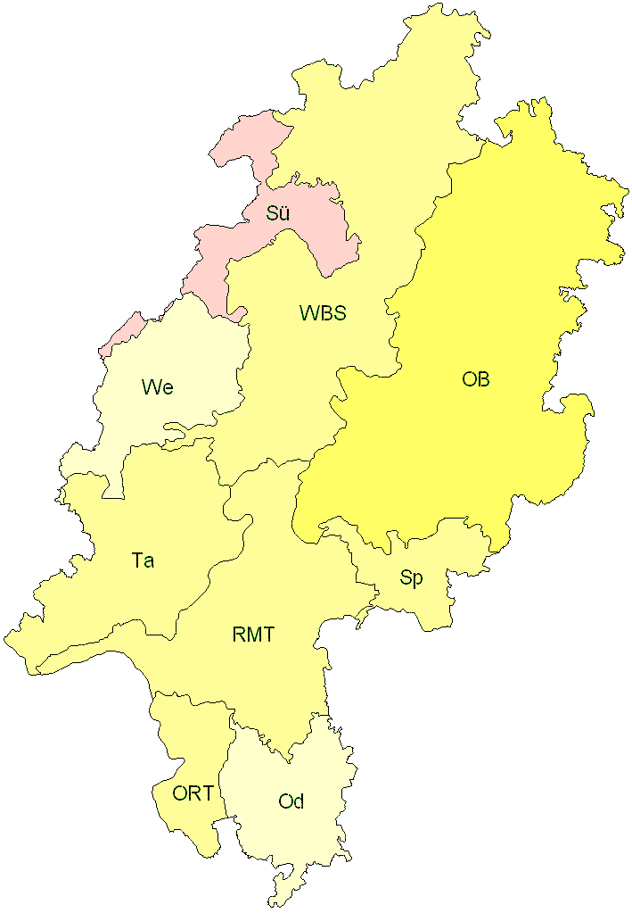 Verbreitung in Hessen