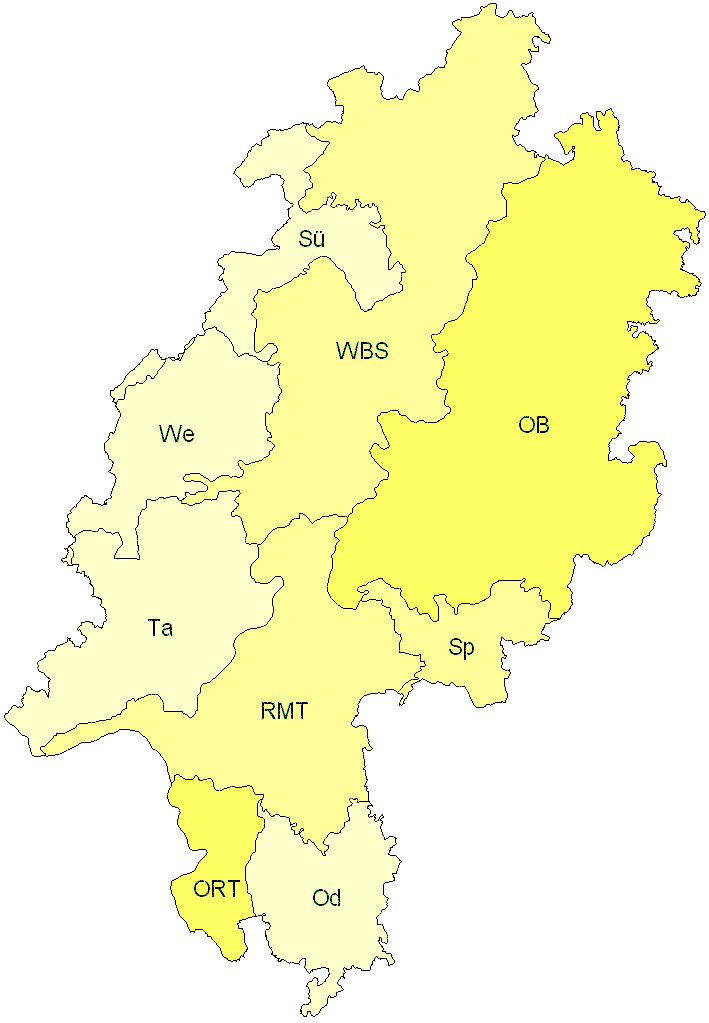 Verbreitung in Hessen