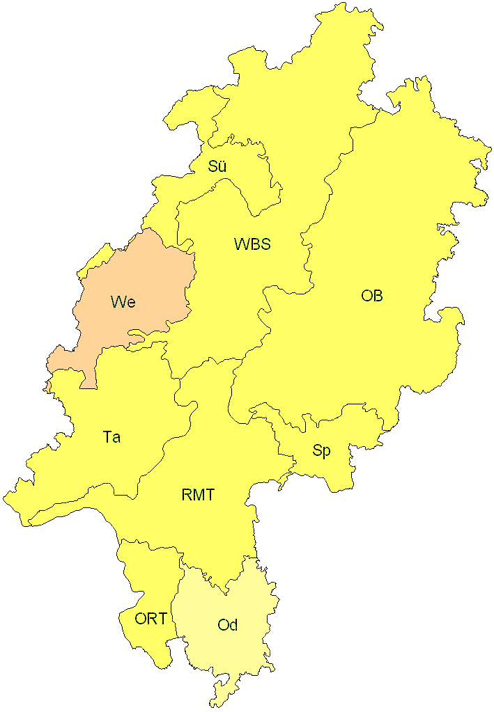 Verbreitung in Hessen