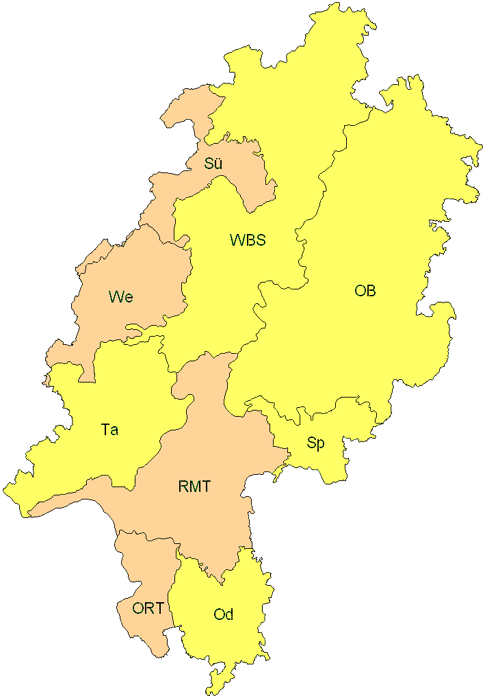 Verbreitung in Hessen Verbreitung in Hessen
