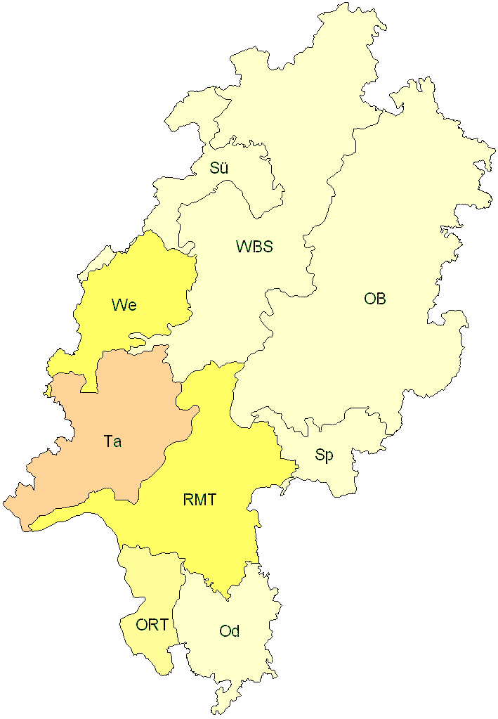 Verbreitung in Hessen
