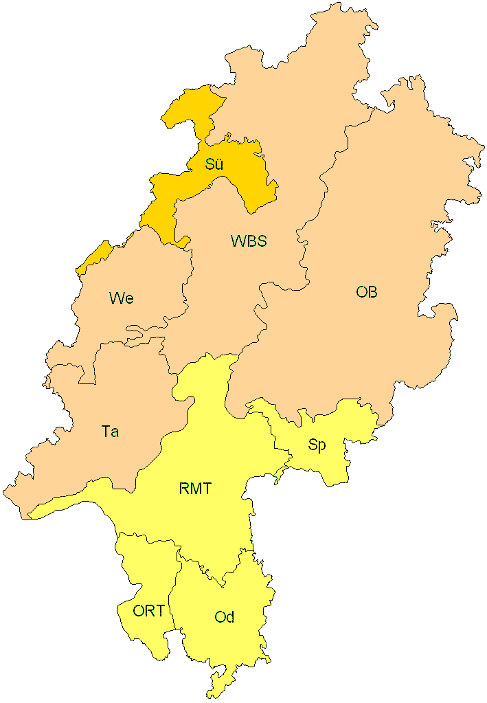 Verbreitung in Hessen Verbreitung in Hessen