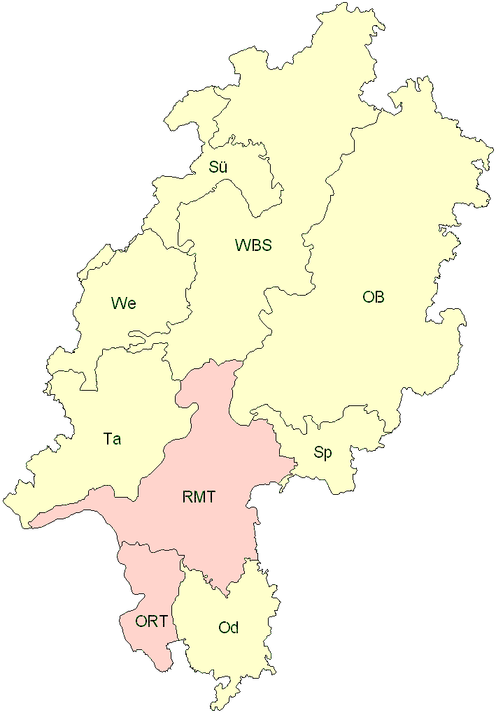 Verbreitung in Hessen Verbreitung in Hessen
