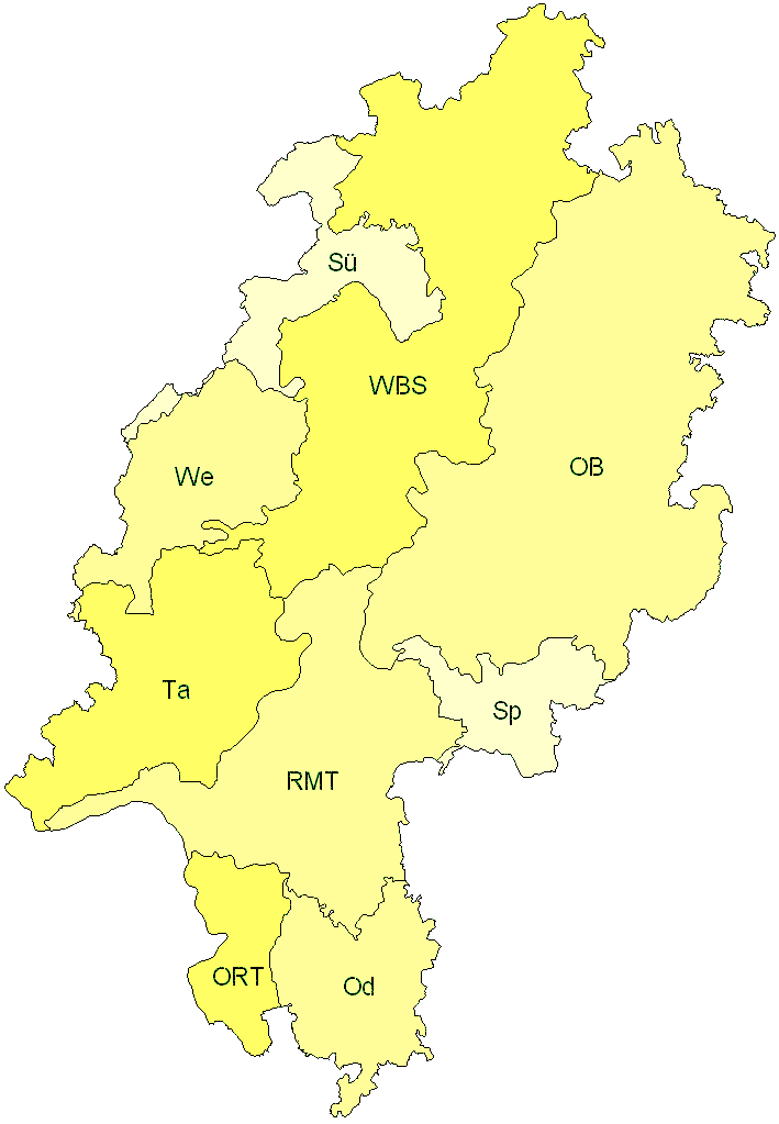 Verbreitung in Hessen