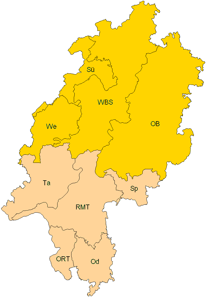 Verbreitung in Hessen Verbreitung in Hessen