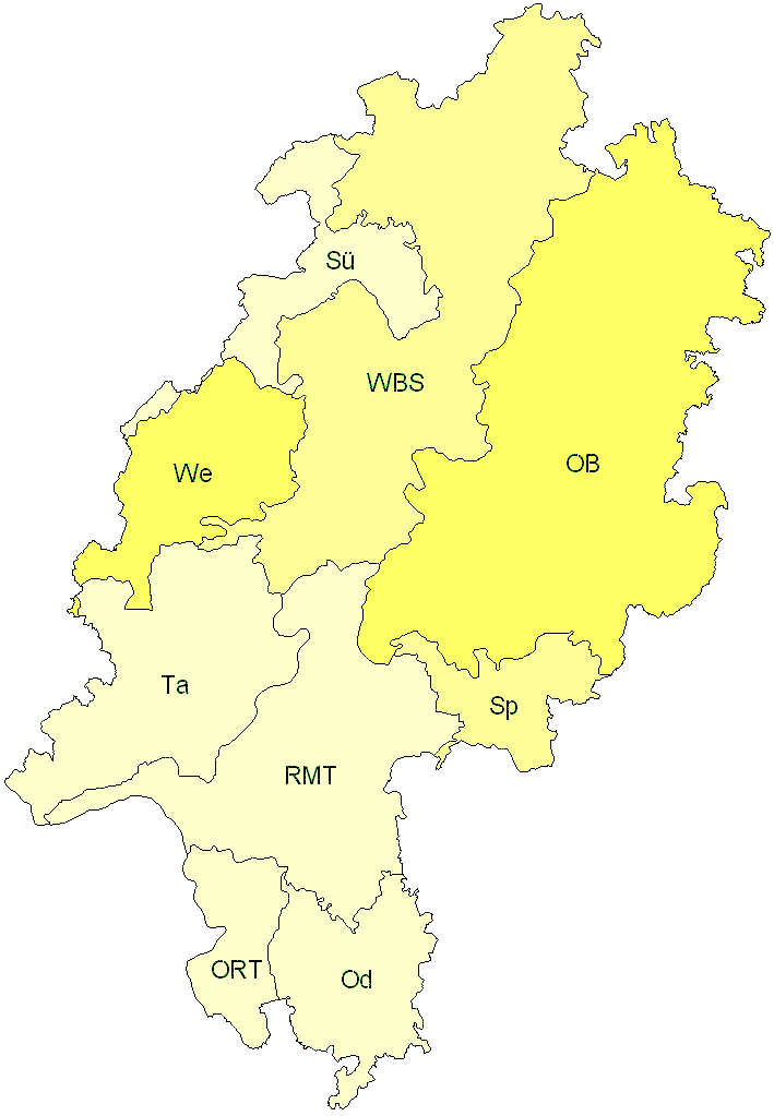 Verbreitung in Hessen
