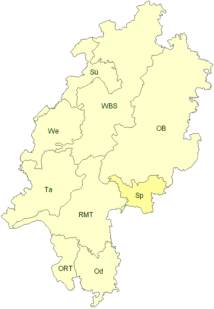 Verbreitung in Hessen Verbreitung in Hessen