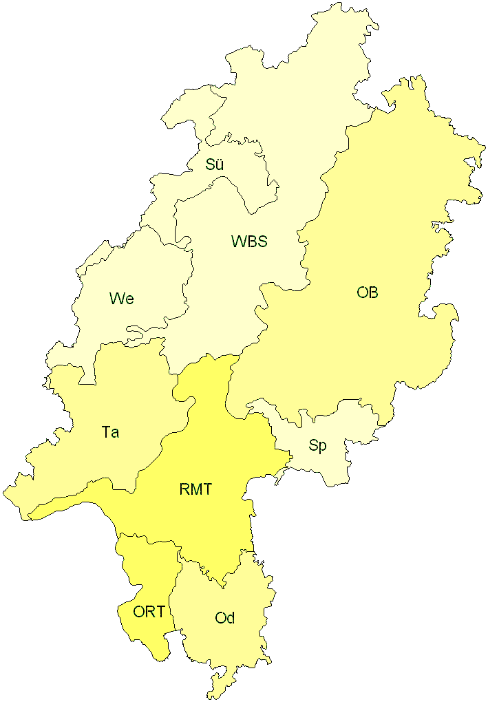 Verbreitung in Hessen