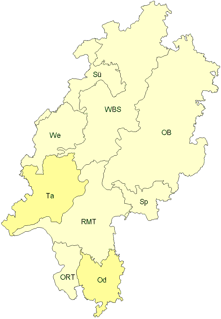 Verbreitung in Hessen