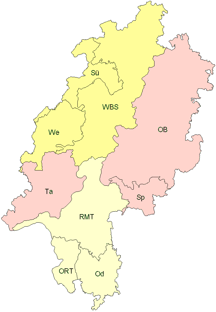Verbreitung in Hessen Verbreitung in Hessen