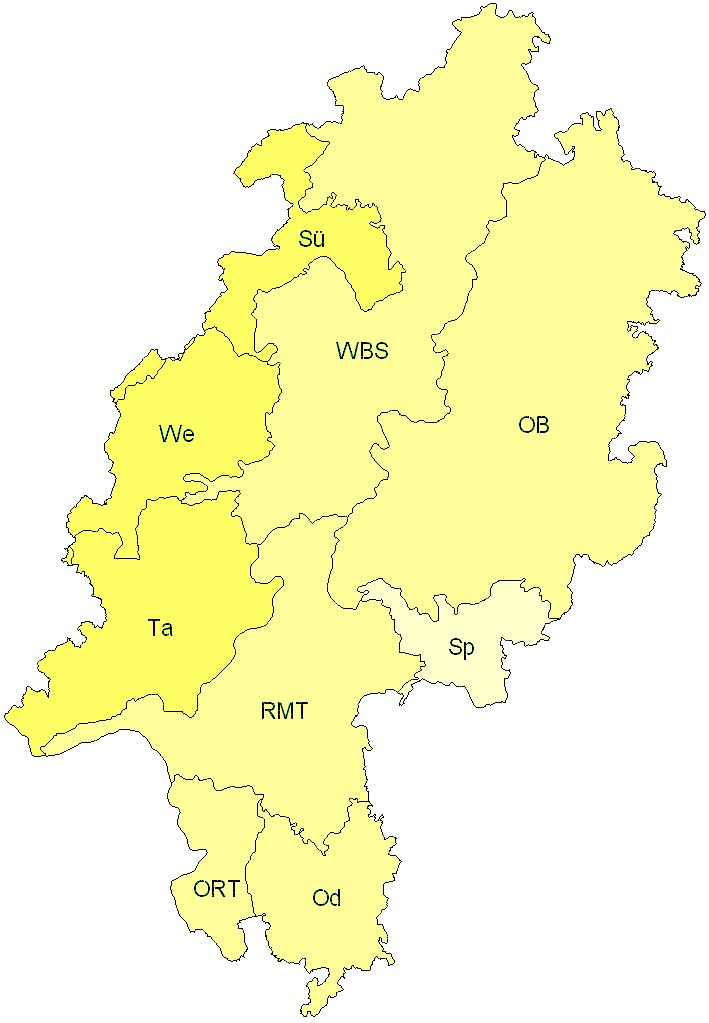 Verbreitung in Hessen