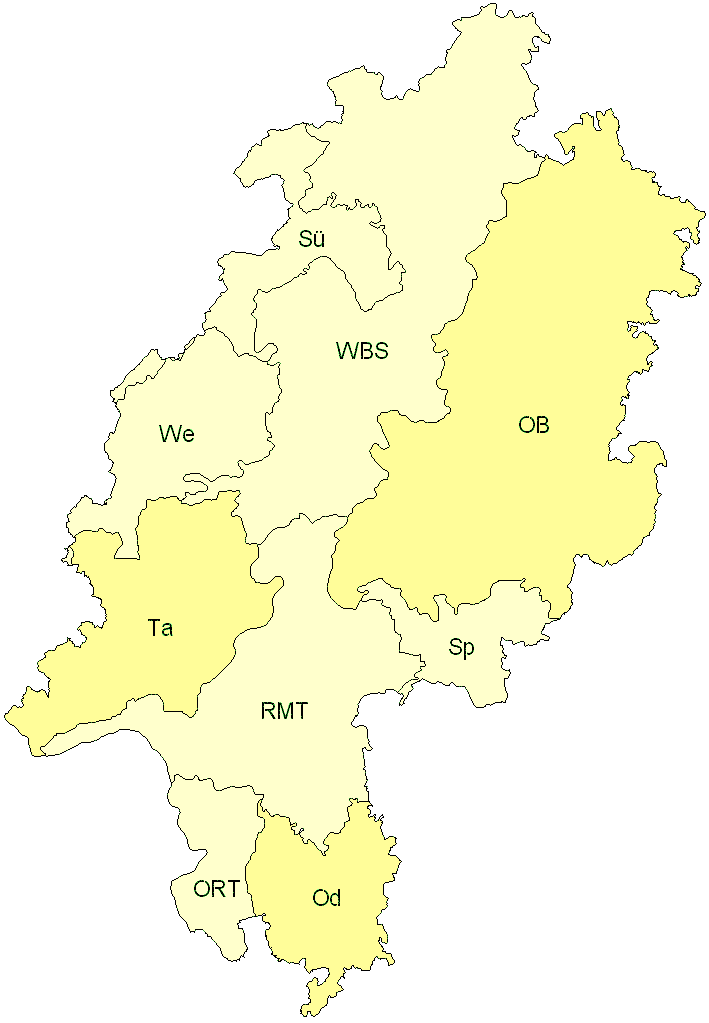 Verbreitung in Hessen