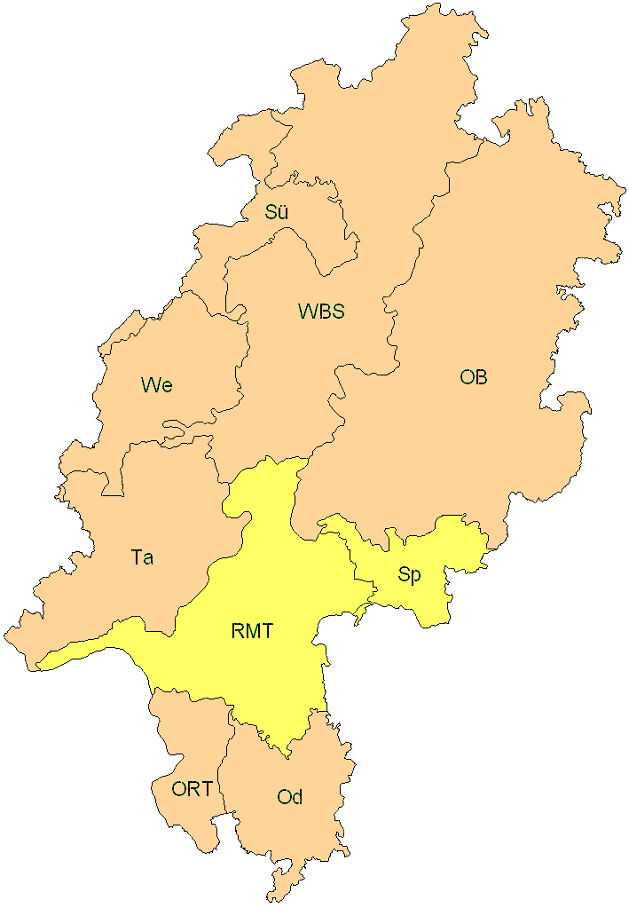 Verbreitung in Hessen Verbreitung in Hessen