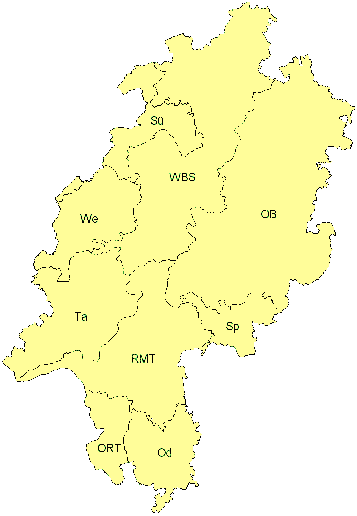 Verbreitung in Hessen Verbreitung in Hessen