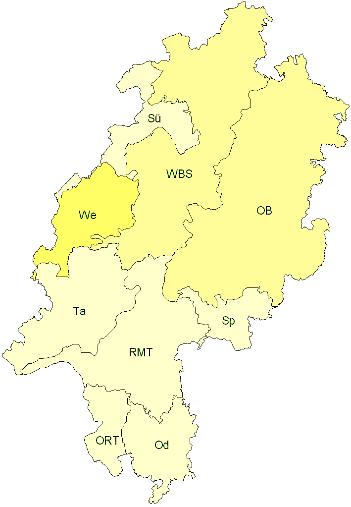 Verbreitung in Hessen