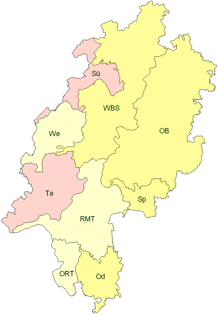 Verbreitung in Hessen Verbreitung in Hessen