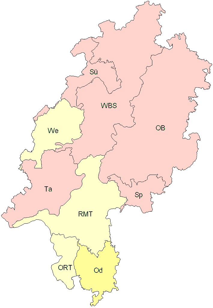 Verbreitung in Hessen Verbreitung in Hessen