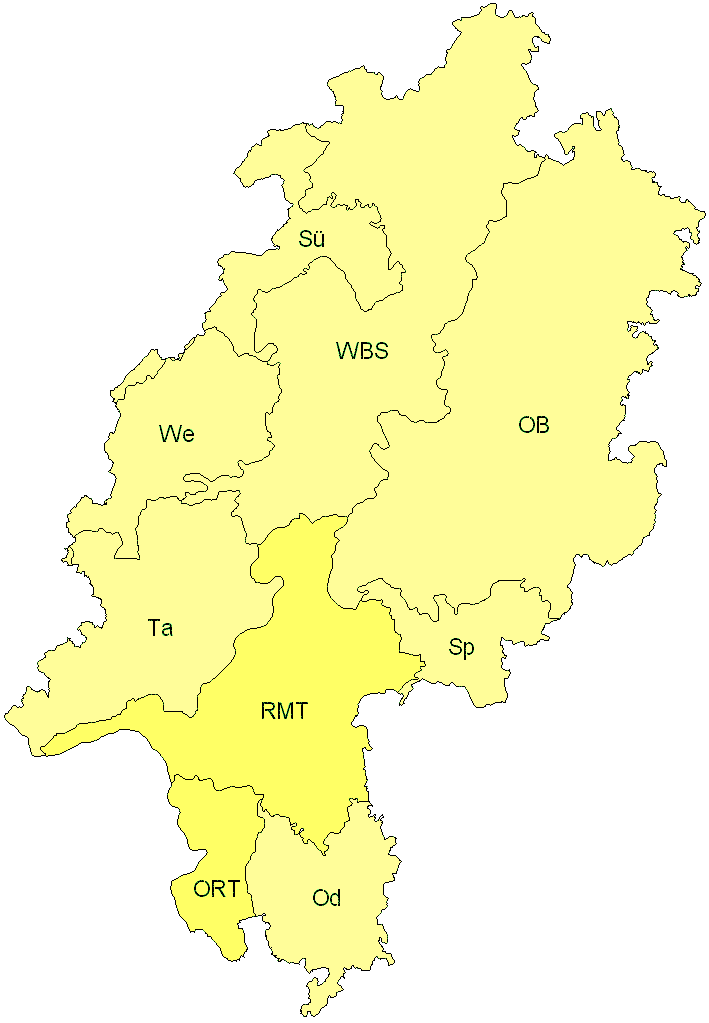 Verbreitung in Hessen Verbreitung in Hessen