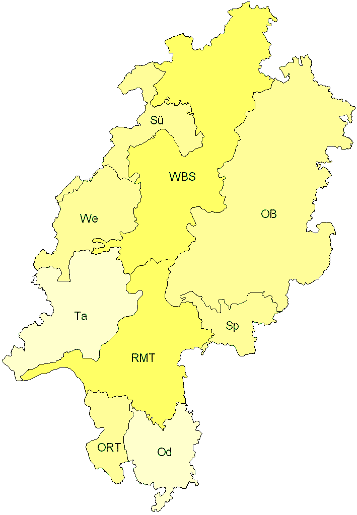 Verbreitung in Hessen