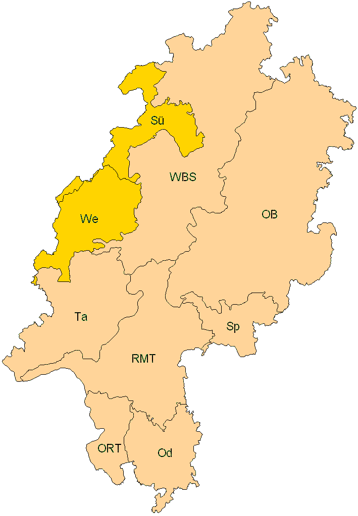 Verbreitung in Hessen Verbreitung in Hessen